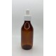 100 ml Kahverengi (Amber) Ecza Şişesi LDK (Lastikli Dereceli Damlalıklı Kapaklı)