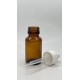 30 ml Kahverengi (Amber) Ecza Şişesi LDK (Lastikli Dereceli Damlalıklı Kapaklı)