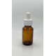 30 ml Kahverengi (Amber) Ecza Şişesi LDK (Lastikli Dereceli Damlalıklı Kapaklı)