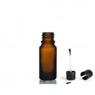 10ml kahverengi Şişe Fırça Kapaklı 