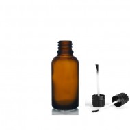 20ml kahverengi Şişe Fırça Kapaklı