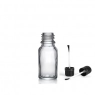 20ml Şeffaf Şişe Fırça Kapaklı