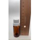10 ml Kahverengi (Amber) Cam Şişe Beyaz Fırçalı Kapaklı