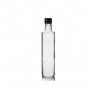 1000 ml (1 Litre) Şeffaf Maraska Cam Zeytinyağı Şişesi 31 Ağız Kapaklı