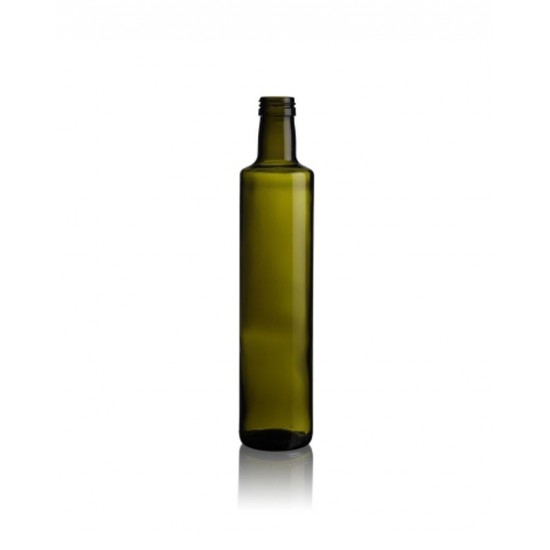 1000 ml (1 Litre) Yeşil Dorika Cam Zeytinyağı Şişesi 31mm Ağız Kapaklı