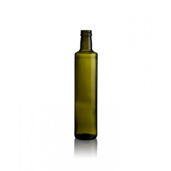 1000 ml (1 Litre) Yeşil Dorika Cam Zeytinyağı Şişesi 31mm Ağız Kapaklı