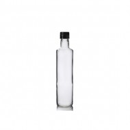 500 ml Şeffaf Dorika Cam Zeytinyağı Şişesi 31mm Ağız Kapaklı