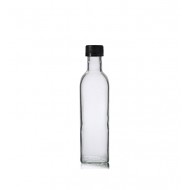 500 ml Şeffaf Maraska Cam Zeytinyağı Şişesi 31 Ağız Kapaklı