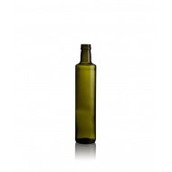 750 ml Yeşil Dorika Cam Zeytinyağı Şişesi 31 Ağız Kapaklı