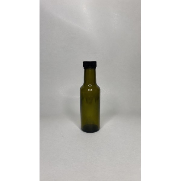 100 ml Yeşil Dorika Cam Zeytinyağı Şişesi 31mm Ağız Kapaklı