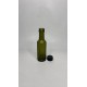 100 ml Yeşil Dorika Cam Zeytinyağı Şişesi 31mm Ağız Kapaklı