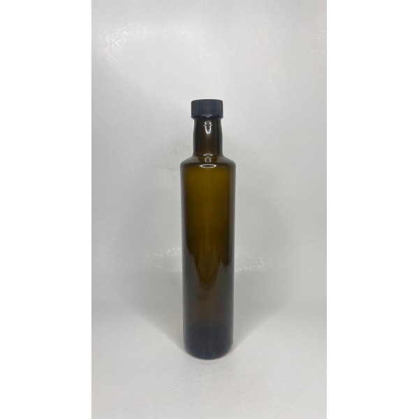 1000 ml (1 Litre) Yeşil Dorika Cam Zeytinyağı Şişesi 31mm Ağız Kapaklı