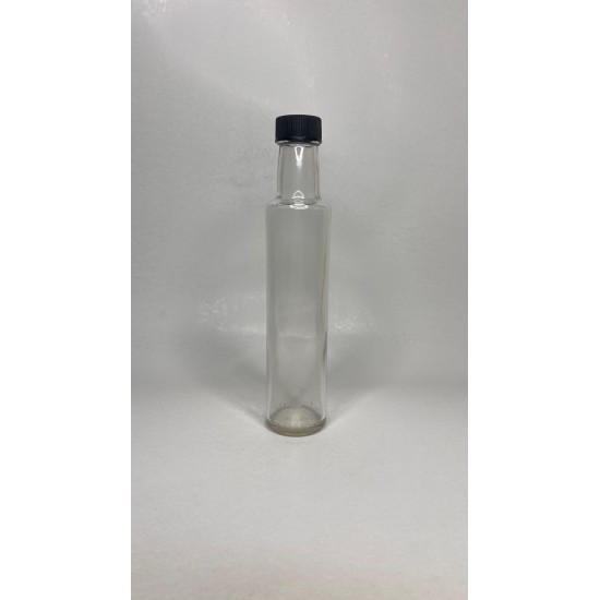 250 ml Şeffaf Dorika Cam Zeytinyağı Şişesi 31mm Ağız Kapaklı