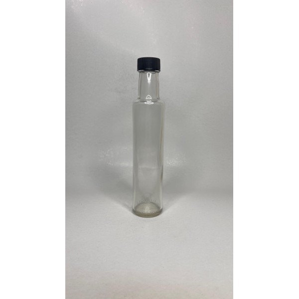 250 ml Şeffaf Dorika Cam Zeytinyağı Şişesi 31mm Ağız Kapaklı