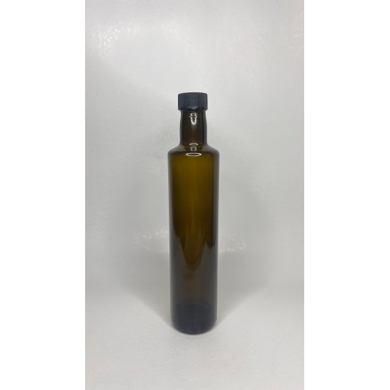 500 ml Yeşil Dorika Cam Zeytinyağı Şişesi 31mm Ağız Kapaklı