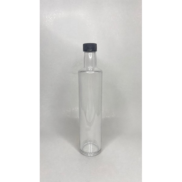 500 ml Şeffaf Dorika Cam Zeytinyağı Şişesi 31mm Ağız Kapaklı