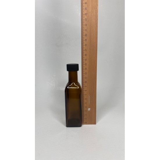 100 ml Yeşil Maraska Cam Zeytinyağı Şişesi 24 Ağız Kapaklı