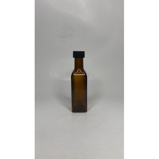 100 ml Yeşil Maraska Cam Zeytinyağı Şişesi 24 Ağız Kapaklı