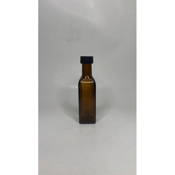 100 ml Yeşil Maraska Cam Zeytinyağı Şişesi 24 Ağız Kapaklı