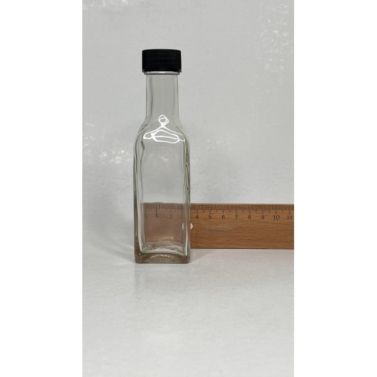 100 ml Şeffaf Maraska Cam Zeytinyağı Şişesi 24 Ağız Kapaklı