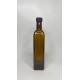 250 ml Yeşil Maraska Cam Zeytinyağı Şişesi 31 Ağız Kapaklı