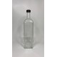 750 ml Şeffaf Maraska Cam Zeytinyağı Şişesi 31 Ağız Kapaklı