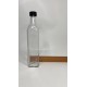 500 ml Şeffaf Maraska Cam Zeytinyağı Şişesi 31 Ağız Kapaklı