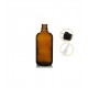 100ml kahverengi Şişe içten damlalıklı Siyah Renk