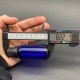 30 ml Mavi İçten Damlalıklı Cam Şişe Siyah Kapak