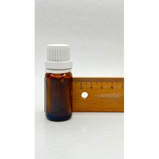 10 ml Kahverengi İçten Damlalıklı Cam Şişe Beyaz Kapak