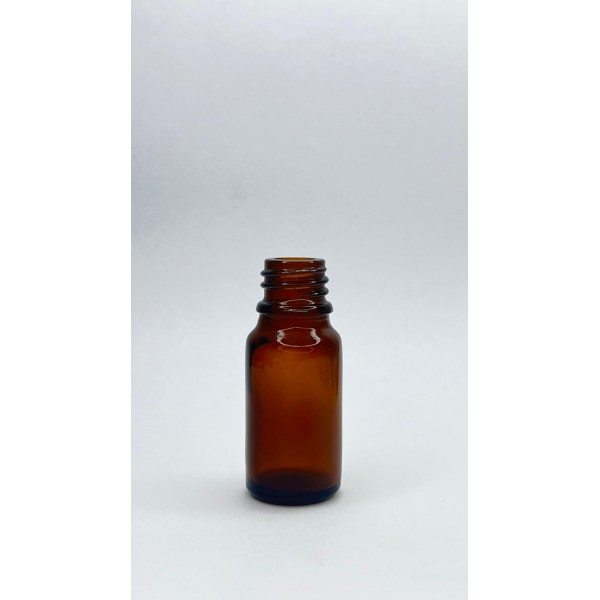 10 ml Kahverengi İçten Damlalıklı Cam Şişe Siyah Kapak