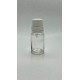 10 ml Şeffaf İçten Damlalıklı Cam Şişe Beyaz Kapak