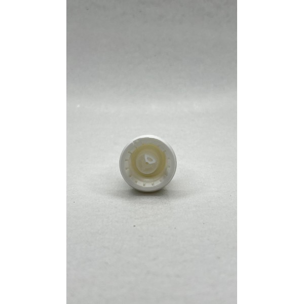 50 ml Şeffaf Cam İçten Damlalıklı Şişe Beyaz Kapak
