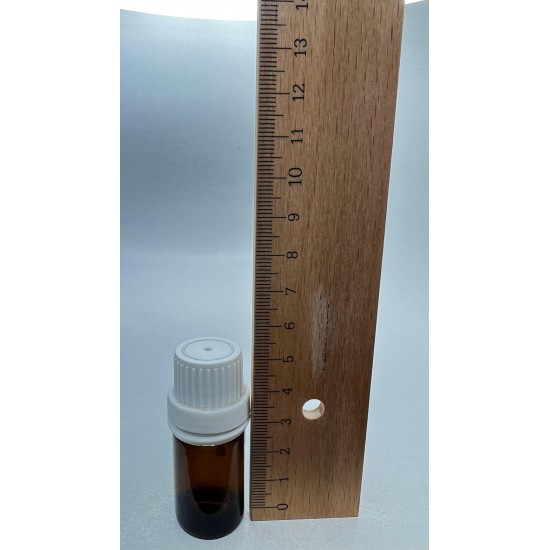 5 ml Kahverengi çten Damlalıklı Cam Şişe Beyaz Kapak