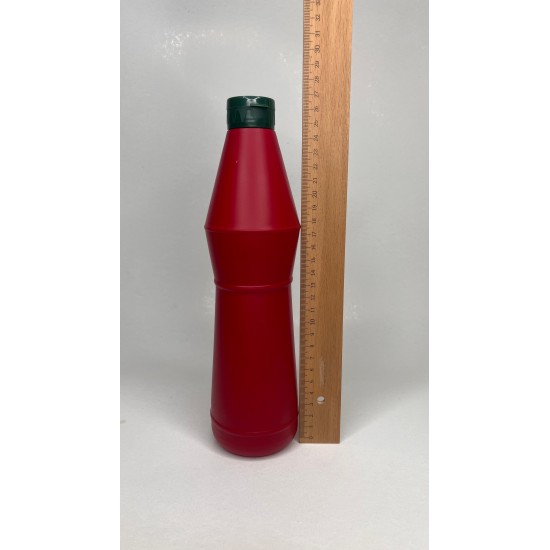 750 ml Kırmızı PET Ketçap Şişesi, Sos Şişesi
