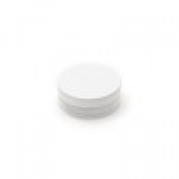 50 ml Akrilik Şeffaf Plastik Kozmetik Krem Kavanozu Beyaz Kapaklı