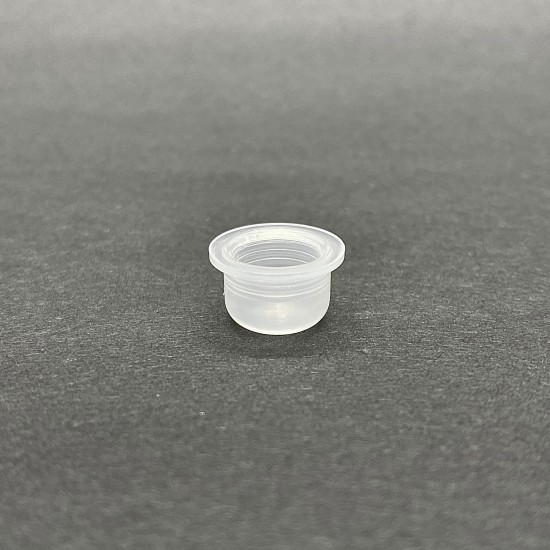 10 ml Şeffaf Cam Şişe Gold Metal Düz Kapaklı