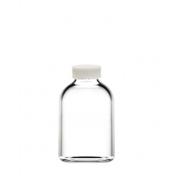 50 ml Şeffaf Cam Flakon (Penisilin Şişesi) Geçme Kapaklı
