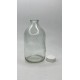100 ml Şeffaf Cam Flakon (Penisilin Şişesi) Geçme Kapaklı