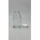 20 ml Şeffaf Cam Flakon (Penisilin Şişesi) Geçme Kapaklı