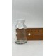 20 ml Şeffaf Cam Flakon (Penisilin Şişesi) Geçme Kapaklı