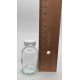25 ml Şeffaf Cam Flakon (Penisilin Şişesi) Geçme Kapaklı