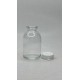 30 ml Şeffaf Cam Flakon (Penisilin Şişesi) Geçme Kapaklı