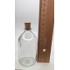 100 ml Şeffaf Cam Flakon (Penisilin Şişesi) Mantar Tıpalı