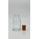 20 ml Şeffaf Cam Flakon (Penisilin Şişesi) Mantar Tıpalı