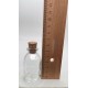 20 ml Şeffaf Cam Flakon (Penisilin Şişesi) Mantar Tıpalı
