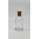 20 ml Şeffaf Cam Flakon (Penisilin Şişesi) Mantar Tıpalı