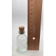 25 ml Şeffaf Cam Flakon (Penisilin Şişesi) Mantar Tıpalı