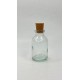 25 ml Şeffaf Cam Flakon (Penisilin Şişesi) Mantar Tıpalı