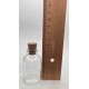 30 ml Şeffaf Cam Flakon (Penisilin Şişesi) Mantar Tıpalı
